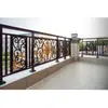 Valla de Muro Rural de Wuhan Barandilla de Escalera Artística de Aluminio para Villa Barandilla de Valla de Patio Poste de Barandilla de Balcón de Aleación de Aluminio