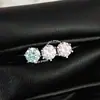 Brincos Versáteis de Alto Padrão Oito Estrelas e Oito Flechas, Clipes de Cochlea Brilhantes, Clipes de Osso da Orelha, Aço Titânio, Brincos de Parafuso para Mulheres