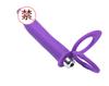 Bala Vibratoria Tapón Anal de Silicona Tapón Anal Portátil Bloqueo de Doble Anillo Anillo Esperma Suministro de Productos para Adultos