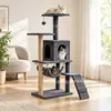 Estrutura de escalada para gatos em grandes quantidades, etiquetagem gratuita da Temu, poste de corda de cânhamo, cama para gatos, rede para gatos, árvore para gatos integrada, arranhador para gatos