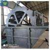 Máquina de lavar areia com roda d'água automática, estação de mistura de concreto, separador de areia e lama, separador de lavagem de pedra e areia
