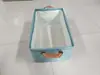Cesta de Armazenamento Dobrável com Estrutura de Aço Catiônico Organizador de Roupas Caixa de Armazenamento Guarda-Roupa Casa Caixa de Armazenamento Portátil Sem Tampa