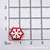 Mini Serie Navideña de Dibujos Animados Accesorios de Resina DIY Pegamento de Crema Muñeco de Nieve Arte de Uñas Navideño Pasador Accesorios para Joyería