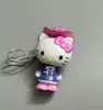 Colgante individual conejo pequeño juego de comida cuerda mariposa gato Señorita DIY cuerda de teléfono móvil muñeca