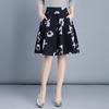 [Bolsillo + Pantalón de Seguridad] Primavera y Verano Nueva Falda Estampada Falda Línea A para Mujer 2024 Más Fácil de Combinar Falda Slim