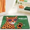 Dajiang Baño Hogar Inodoro Antideslizante Alfombrilla para Pies Alfombrilla Absorbente de Agua Alfombrilla para Piso Estilo Nórdico Alfombrilla de Secado Rápido para Entrada de Baño