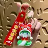 Lindo colgante de llavero de oso, decoración de coche y bolso moderna y exquisita, llavero, pequeño regalo, venta al por mayor de pequeños artículos