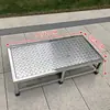Escalón Antideslizante de Acero Inoxidable, Reposapiés Engrosado de una Sola Capa/Doble Capa, Pedal de Escalera