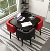 Juego Simple de Mesa y Sillas para Recepción, Mesa de Negociación, Mesa y Sillas para Recepción de Tienda de Uso Comercial, Mesa Redonda Pequeña para Oficina y Ocio