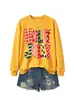 Amazon wish estación independiente moda casual para mujer sudadera a cuadros holly jolly lunares rayas de estrella