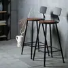 Mesa de Bar de Madera Maciza para Uso Doméstico, Mesa de Madera Natural de Patas Altas para Balcón, Escritorio Largo Estrecho, Mesa y Silla Modernas Simples Montadas en la Pared
