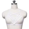 Sutiã ZIZ sexy de tiras cruzadas, popular na Europa e América, lingerie com tira elástica de bondage, estilo europeu e americano vazado