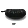 Estojo para Óculos com Zíper Preto em Couro PU Resistente à Compressão Estojo para Óculos de Sol em EVA Caixa de Armazenamento Portátil para Óculos de Sol Imprimível