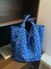 Bolsa de Lona Dupla Face Transfronteiriça Estilo Primavera Bolsa de Lona de Algodão Puro Bolsa Tote Bolsa de Mão com Alça de Ombro Bolsa de Mão de Nicho