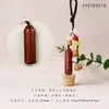 Llavero con tallado de palo de rosa, colgante creativo de loto para hacer tú mismo, para hombres y mujeres, accesorio para bolso, charm para teléfono, adorno