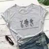 Desculpe, tenho plantas neste fim de semana carta plantas nova europeia e americana manga curta comércio exterior camiseta