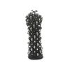Cubierta para Tapa de Palo de Golf Calavera Remache Metálico Cubierta Protectora Cubierta para Driver Madera de Fairway Híbrido Putter