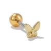 Pendientes con hebilla de tornillo para oreja (2024), nuevos, para dormir sin tocarlos, con orificio para la oreja, geométricos, para mujer
