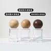 Botella Roller de Madera de 10ml, Botella Roller de Vidrio para Aceites Esenciales, Botella Roller de Vidrio para Perfume de Alta Gama, Botella Roller de Vidrio para Perfume