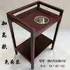 Mesa de Café para Mesa de Mahjong, Mesa de Mahjong Gruesa de Doble Capa, Mesa Auxiliar para Casa de Té, Mesa de Café para Sala de Juegos, Estante para Té, No Requiere Instalación