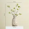 Jarrón de Cerámica Creativo, Nuevo Estilo Minimalista Chino Wabi-Sabi, Decoración de Mesa para Casa de Huéspedes, Hogar, Restaurante, Adornos y Artesanías