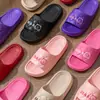 Pantuflas Eva para Mujer, Nuevo Estilo de Verano, Antideslizantes para Interior y Baño, Suela Suave, Pantuflas de Oso de Dibujos Animados con Suela Gruesa para Uso en Exteriores