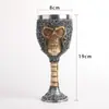 Copa de vino de calavera resina calavera personalidad regalo comercio exterior suministro decoración del hogar copa de vino de calavera