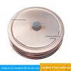 Tampa de copo Mason de aço inoxidável tampa de aço inoxidável ouro rosa tampa de garrafa de vidro Mason tampa redonda de aço inoxidável