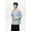 2025 Otoño Nuevo Estilo Coreano Trendy Moda Primavera y Otoño Camiseta de Manga Larga con Cuello Color-Block Diseño Nicho para Adolescentes