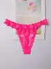Fio dental feminino sexy cintura baixa calça T renda de alta qualidade vazada sexy lingerie fabricantes de comércio exterior novo