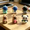 Borradores de dibujos animados 3D exclusivos transfronterizos: astronauta, Capibara, panda, papelería linda de estudiante, en stock de fábrica