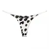 Tanga Sexy de Duas Tiras Cintura Baixa Esportiva Fitness Biquíni Calções de Banho Feminino em T Sexy para Yoga