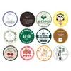 Impresión de Pegatinas Autoadhesivas Personalizadas, Etiquetas de PVC Transparentes Impermeables, Diversos Materiales Autoadhesivos, Diseño de Logo Personalizado Según Sus Dibujos