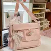 Bolso Mensajero Versátil Estilo Japonés para Chicas Ins Lindo de Academia de Alto Valor Moda para Estudiantes de Secundaria Hombro Cruzado