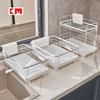Escurridor de Cocina de Mesa para Hogar, Escurridor para Tazones y Platos, Escurridor para Tazones y Palillos, Escurridor Colgable, Estante de Almacenamiento Escurridor, Cesto para Palillos, Soporte para Cuchillos