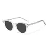 Gafas de Sol Polarizadas Ovaladas Retro Japonesas y Coreanas para Hombres y Mujeres Pin de Gorra 88651 Moda Clavo de Arroz Versátil de Moda Gafas de Sol con Protección Solar