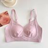 Sutiã Feminino de Silicone Traceless Orelha de Coelho Verão Fino para Seios Grandes Corpo Pequeno Modelador Antiderrapante Sem Aro