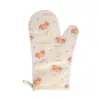 Guantes de Silicona y Algodón de Doble Capa Resistentes a Altas Temperaturas con Aislamiento Térmico y Textura de Patrón de Diamante para Cocina, Microondas y Horno, Guantes Antiescaldaduras