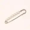 Broche Transfronteiriço para Ajustar a Cintura das Calças, Fixar Roupas e Saias, Ferramenta para Redução de Cintura, Fivela Anti-Exposição, Alfinete de Cintura com Pérola