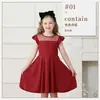 Vestido de Festa Casual de Verão da Amazon Vestido para Meninas Fantasia de Performance Infantil Vestido de Princesa com Renda e Tule