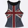 2026 Verão Feminino Tops Regata Estampados Britânicos Atacado Transfronteiriço Comércio Exterior Camisas da Copa do Mundo Ins Aliexpress