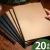 Cuaderno de Papel Kraft, Cuaderno Grueso Rayado, Bloc de Notas B5, Diario de Cuadrícula en Blanco, Libreta de Registro de Papel Kraft