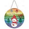 Placa de Lata Papai Noel Árvore de Natal Placa de Árvore de Natal Decoração de Casa Pendurado na Parede Suprimento Transfronteiriço