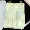 [Algodón Yunduo] Peishi de Abanico # Suéter de Verano para Mujer Ropa de Casa con Almohadillas en el Pecho y Camisones