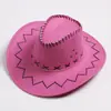 Um chapéu de cowboy western masculino e feminino chapéu jeans western americano universal masculino e feminino estilo coreano da moda