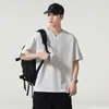 Algodón de Modal tipo gel con tacto frío 7A antibacteriano 2026 verano nuevo camiseta casual de manga corta negra