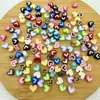 Aleación Aceite Gotas Cuentas de Amor Agujero Pasante Color de Contraste Cuentas de Amor DIY Accesorios para Joyería Hecha a Mano Colgante de Bolsa Material para Pulsera