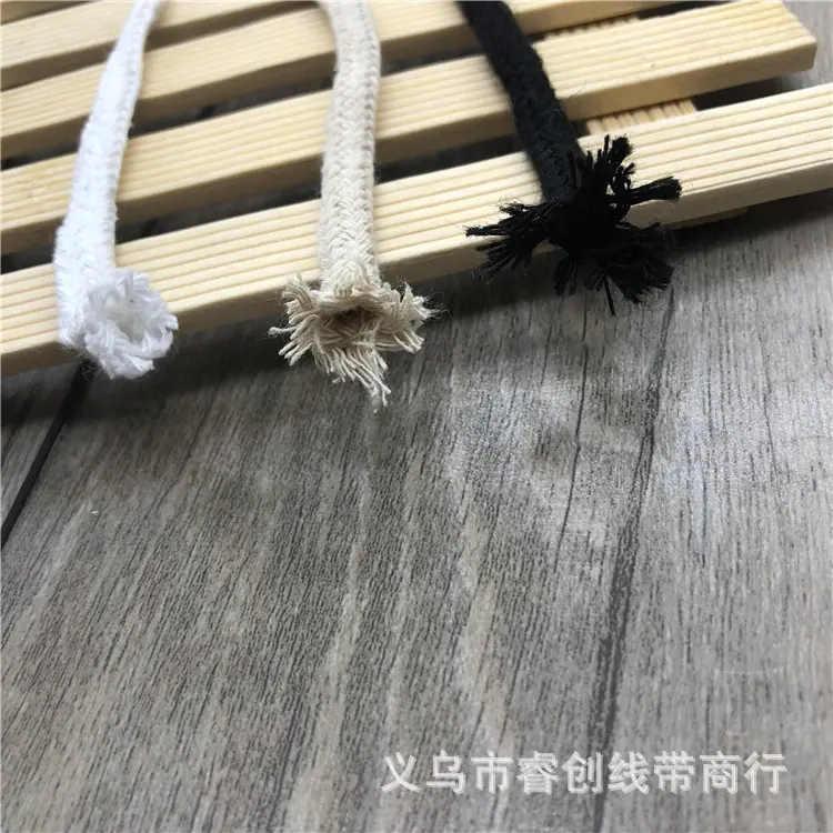 6MM双层空心棉绳