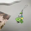 Nuevo Colgante de Cadena Colgante Hecho a Mano de Trébol de Cuatro Hojas para Llavero Colgante de Teléfono Móvil con Cuentas Ccd Bolsa de Cámara