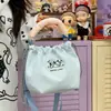 Bolsa cruzada mini con cordón de nube de dibujos animados azul cielo, bolsa de un solo hombro energética para chica, verano, viajes al aire libre, compras